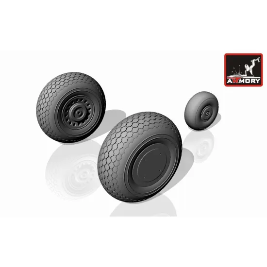 Armory Aw72302 1/72 A-20c Boston Wheels Mid