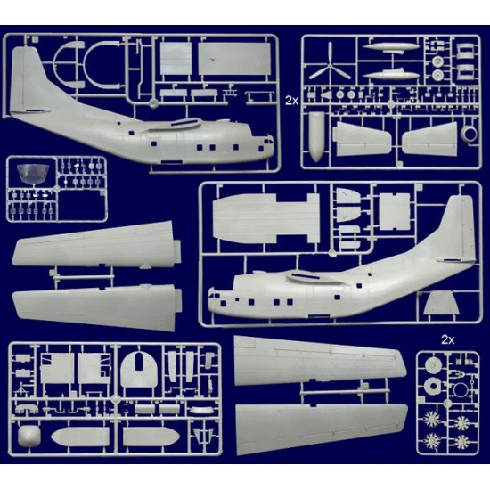 Plastic Model Aircraft Building Kit Fairchild C-123B Provider 1/72 Roden 056