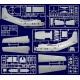 Plastic Model Aircraft Building Kit Fairchild C-123B Provider 1/72 Roden 056