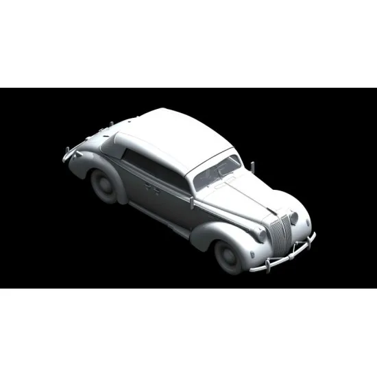 Admiral with open cover, WWII German passenger car 1/24 ICM 24022