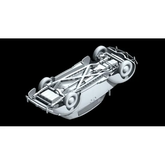 Admiral with open cover, WWII German passenger car 1/24 ICM 24022