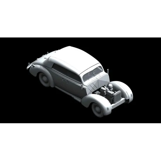 Admiral with open cover, WWII German passenger car 1/24 ICM 24022