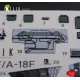 Kelik K48078 1/48 F A 18f Super Hornet Interior 3d Decals For Meng Kit