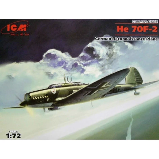 Heinkel He 70F-2 German reconnaissance plane 1/72 ICM 72232