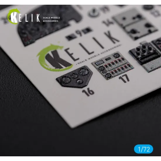Kelik K72107 1/72 Ki 21 Interior 3d Decals For Icm Kit