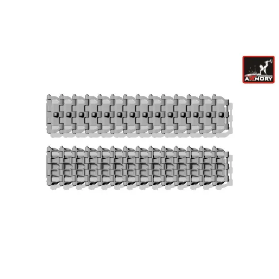 Armory Ac7246 1/72 T-28 Tracks Resin Kit