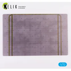 Kelik Ks72049 1/72 Hmas Canberra Lhd 02 Rear Lift Base Acrylic 3 Mm 280 180 Mm 170 G