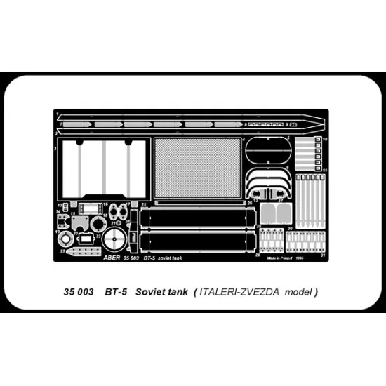 BT-5 Soviet tank 1/35 Aber 35-003