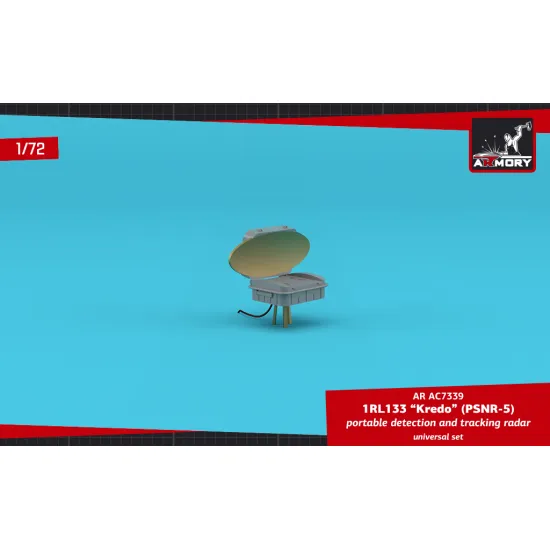 Armory Ac7339 1/72 1rl133 Kredo Psnr-5 Soviet/Russian Portable Detection And Tracking Radar