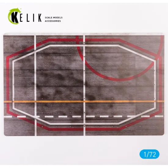 Kelik Ks72059 1/72 Asw Giuseppe Garibaldi Rear Lift Base Acrylic 3 Mm 280 180mm 170g For Any