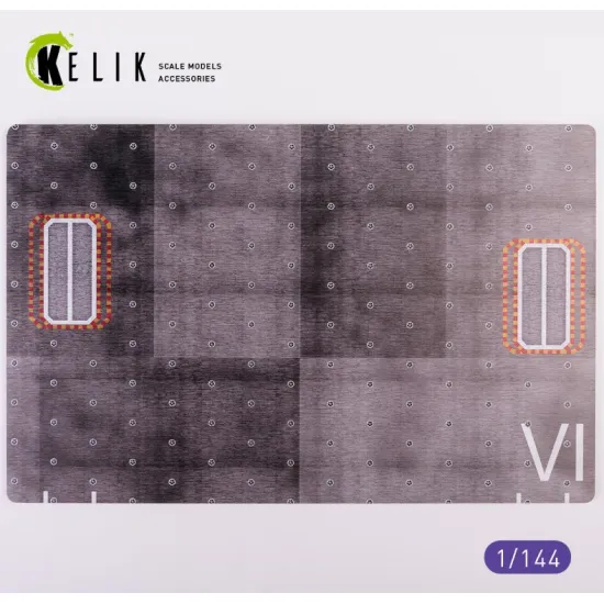 Kelik Ks14403 1/144 Cvn 78 Gerald Ford Type1 Base Acrylic 3 Mm 280 180 Mm 170g For Any