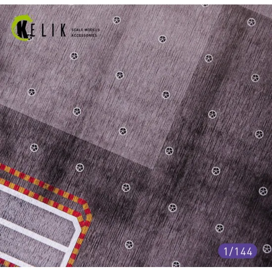 Kelik Ks14403 1/144 Cvn 78 Gerald Ford Type1 Base Acrylic 3 Mm 280 180 Mm 170g For Any