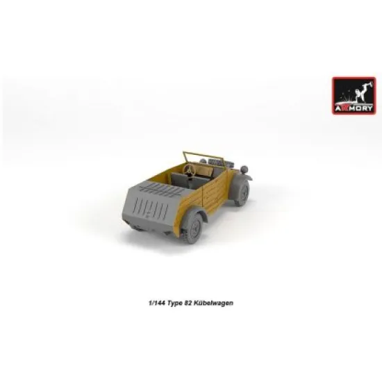Armory M14201 1/144 Type 82 Kubelwagen German Wwii Light Staff Car