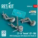 Reskit Rsu48-0243 1/48 Cf18 Hornet Cf188 Rcaf Landing Gears With Wheels Set For Kinetic Kit 3d Printed