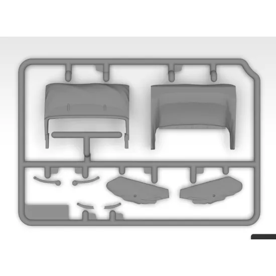 Icm 35543 1/35 Typ 320 W142 Cabriolet B German Passenger Car Plastic Model Kit