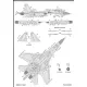 Foxbot 72-075 1/72 Stencils For Su27s P Su 27ub Ubm 1ukrainian Air Forces For Airfix Hasegawa Heller Icm Trumpeter Kits