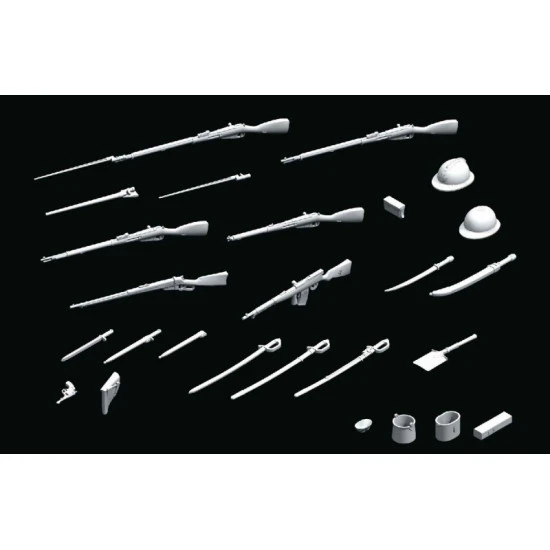 Russian Infantry weapon and equipment WWI 1/35 ICM 35672