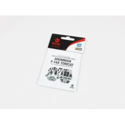 Red Fox Qs48160 1/48 Grumman F-14a Tomcat 3d Instrument Panel For Italeri