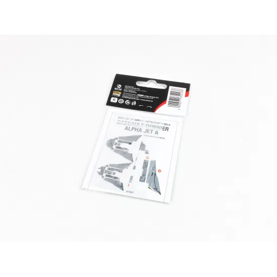 Red Fox Qs48204 1/48 Dassault-dornier Alpha Jet A 3d Instrument Panel For Kinetic