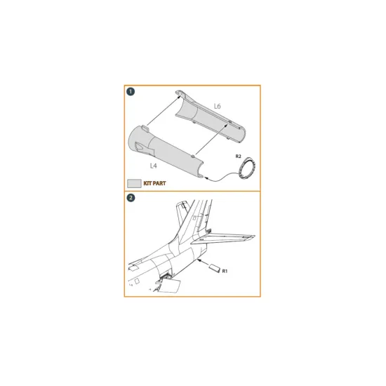 Clear Prop Cpa48055 1/48 F 86a Engine Exhaust Endface For Cp Kits