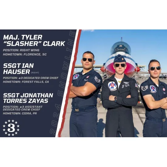 Hadmodels E481016 1/48 Decal F-16c Block 52 Thunderbirds Demonstration Team 2024