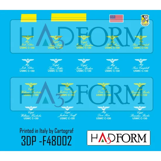 Had Models 3dp-f48002 1/48 C-130 Blue Angels Fat Albert Resin Figure