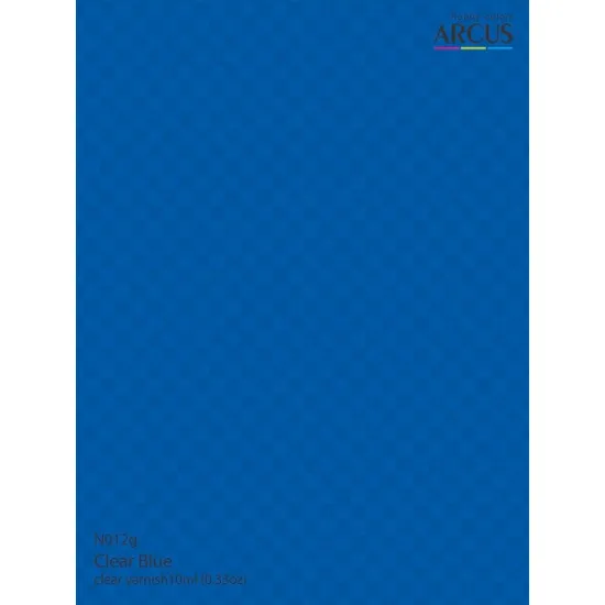 Arcus N012 Nitro Paints Clear Blue Clear Varnish 10ml.