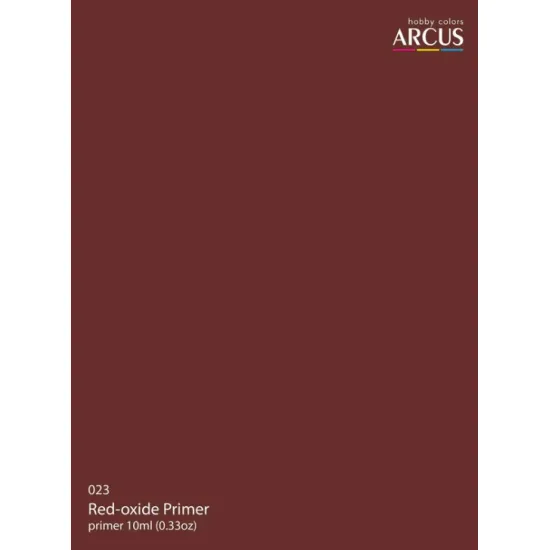 Arcus N023 Nitro Paints Red-oxide Primer 10ml.