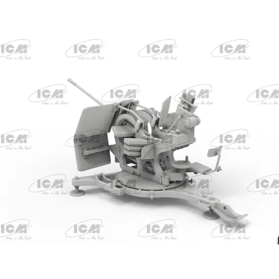 Icm 35717 1/35 Flak 38 Wwii German Aa Gun Plastic Model Kit Icm 35717 1/35 Flak 38 Wwii German Aa Gun Plastic Model Kit