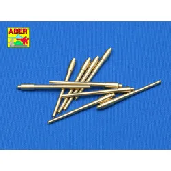 Set of 9pcs 406 mm barrels for US ships Iowa, New Jersey, Missouri, Wisconsin 1/350 Aber 350-L04