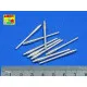 Set of 9 pcs 460 mm barrels for Japan ships Musashi, Yamato 1/350 Aber 350-L09