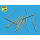 Set of 16 pcs 105 mm SFLAK barrels used in C/37 mount for German ships 1/350 Aber 350-L14