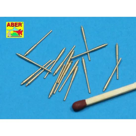 Set of 16 pcs 105 mm SFLAK barrels used in C/37 mount for German ships 1/350 Aber 350-L14