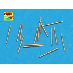 Set of 16 pcs 37 mm L/83 barrels SK C/30 for German ships 1/350 Aber 350-L15