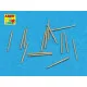 Set of 16 pcs 37 mm L/83 barrels SK C/30 for German ships 1/350 Aber 350-L15