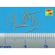 Set of 16 pcs 37 mm L/83 barrels SK C/30 for German ships 1/350 Aber 350-L15