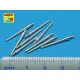 Set of 9 pcs 203 mm barrels for USN ships San Francisco, Tuscaloosa type 1/350 Aber 350-L18
