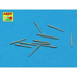 Set of 12 pcs 76,2mm (3in/50) barrels for USN ships 1/350 Aber 350-L20