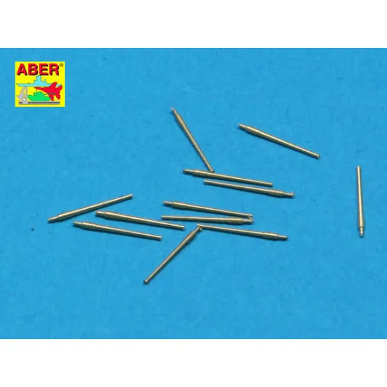 Set of 12 pcs 76,2mm (3in/50) barrels for USN ships 1/350 Aber 350-L20