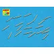 Set of 20 pcs QF 2-pdr 40 mm Mk.VIII Pom Pom barrels for Royal Navy ships 1/350 Aber 350-L22