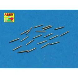 20 pcs. 12.7 mm Browning barrels 1/350 Aber 350-L26