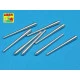 Set of 8 pcs 381mm (15in) L42 Mk.I long barrels for Hood, Repulse, Queen Elisabeth, Vang 1/350 Aber 350-L30