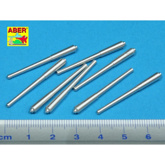 Set of 8 pcs 381mm (15in) L42 Mk.I long barrels for Hood, Repulse, Queen Elisabeth, Vang 1/350 Aber 350-L30