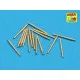 Set of 16 pcs 102 mm QF Mk.V barrels for Royal Navy ships 1/350 Aber 350-L34