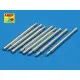 Set of 8 pcs 380mm short barrels for ships Richeulieu, Jean Bart 1/350 Aber 350-L39