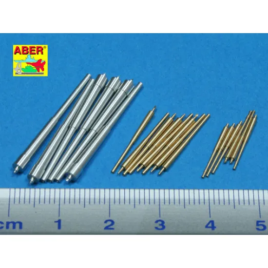 Set of Barrels for Admiral Graf Spee class battleships 280mm x 6, 150mm x 8, 105mm x 6 1/350 Aber 350-L44