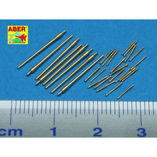 Barrels for Akizuki 1/350 Aber 350-L49