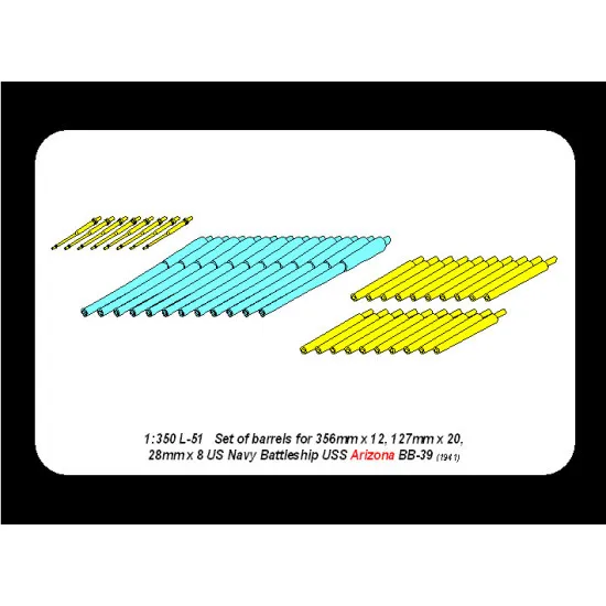 Barrels for Arizona 1/350 Aber 350-L51