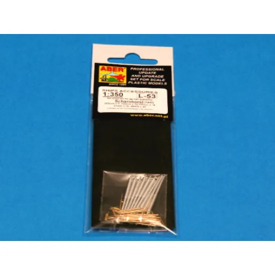 Set of Barrels for Scharnhorst (1943) 1/350 Aber 350-L53