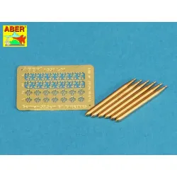 Set of 6 German torpedoes 53,3cm G7 1/350 Aber 350-L61